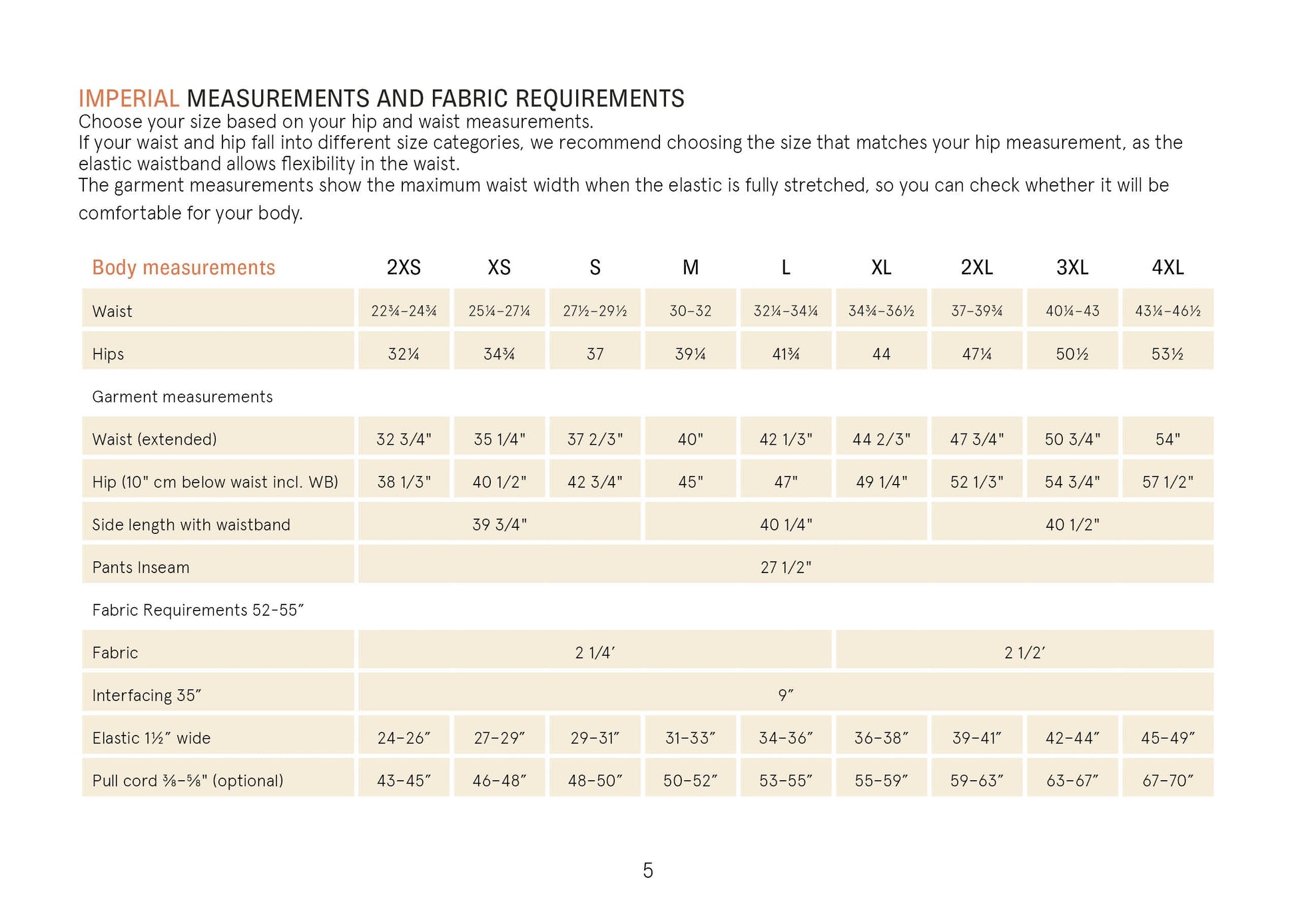 UNISEX Volume Pants Sewing Pattern