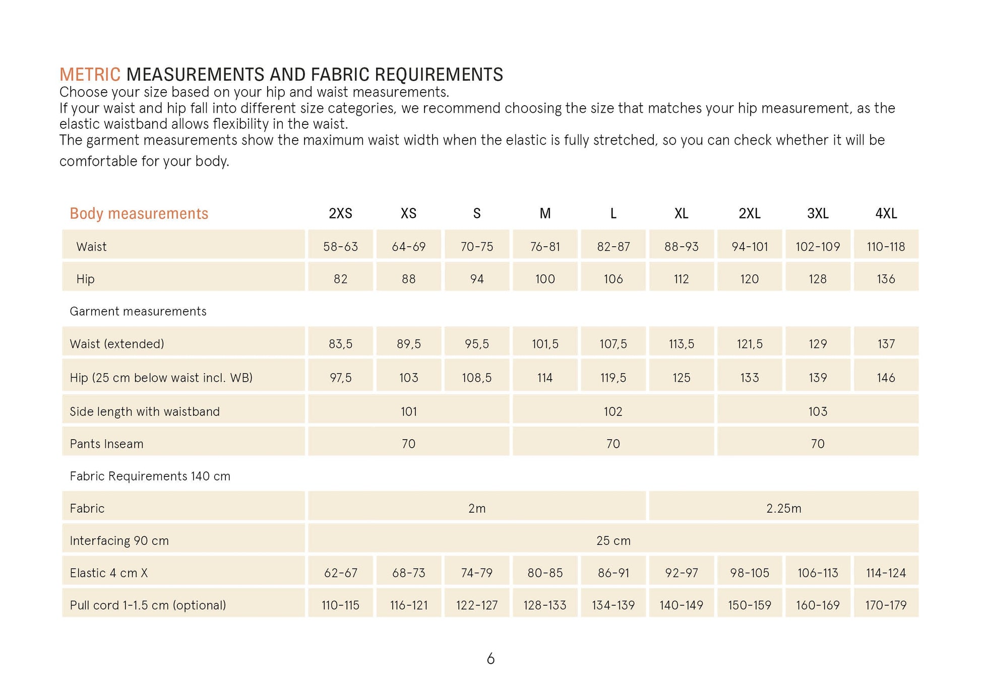 UNISEX Volume Pants Sewing Pattern