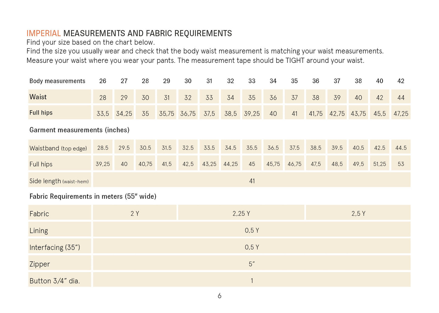 Barrel Chino Pants Sewing Pattern