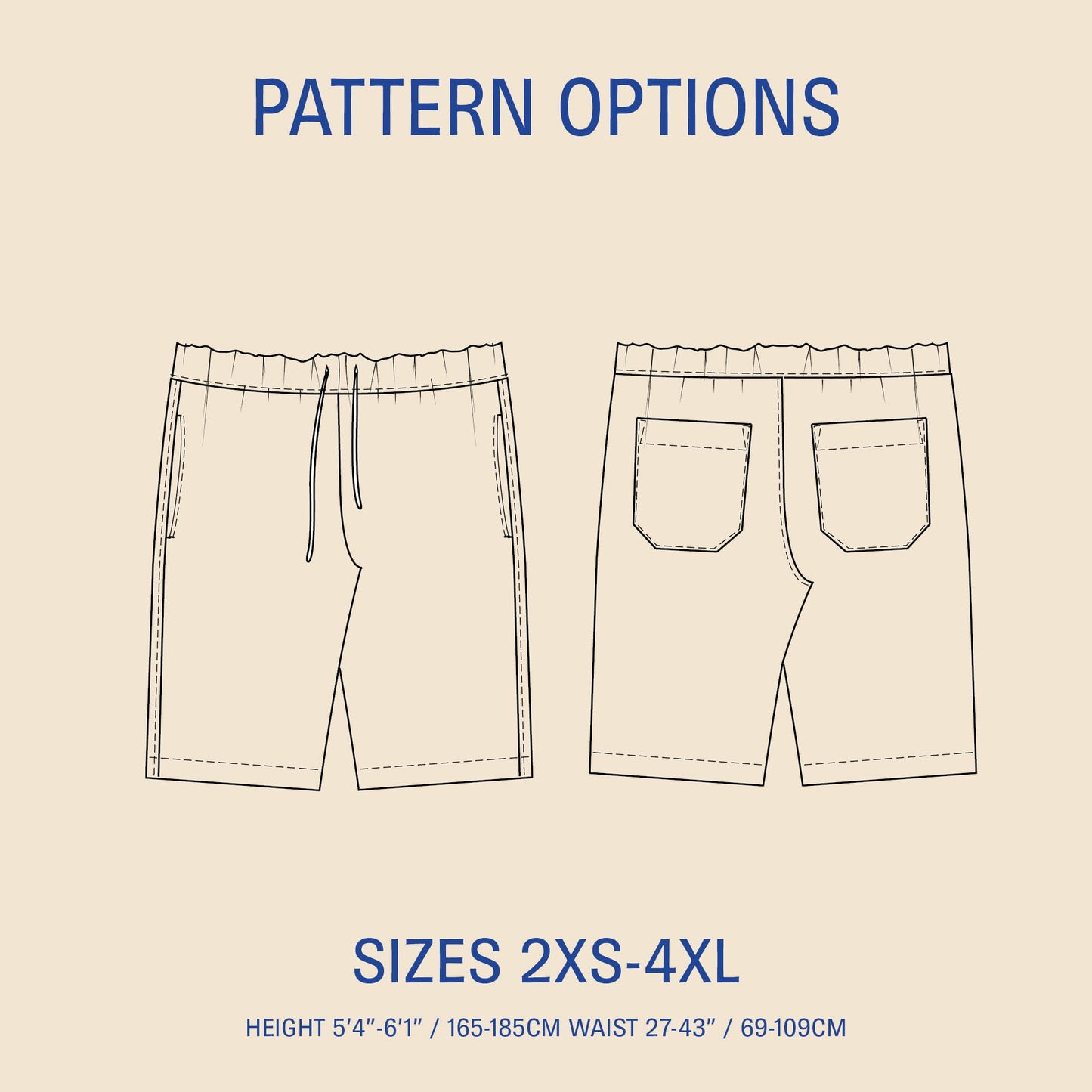 Summer Shorts sewing pattern