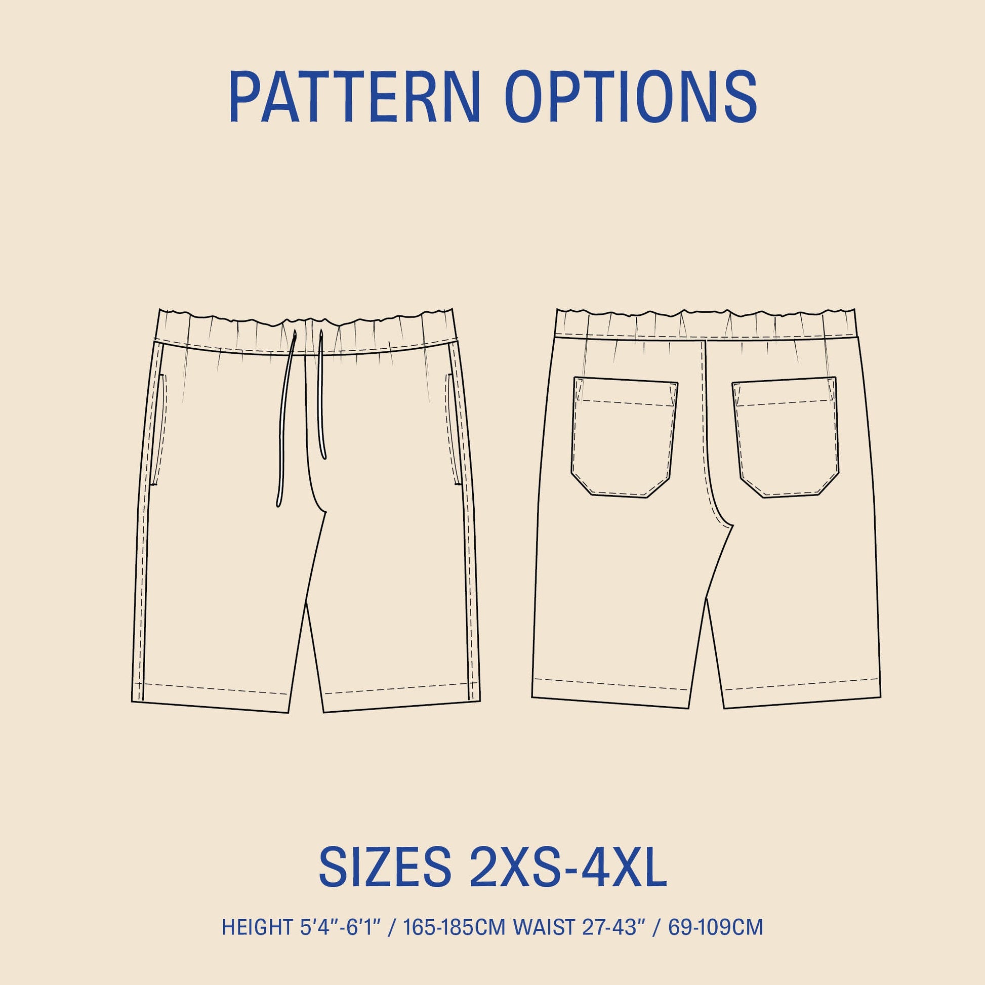 Summer Shorts sewing pattern