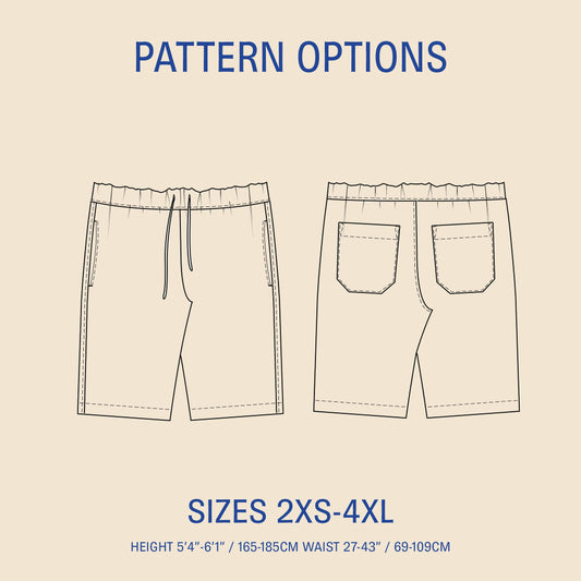 Summer Shorts sewing pattern