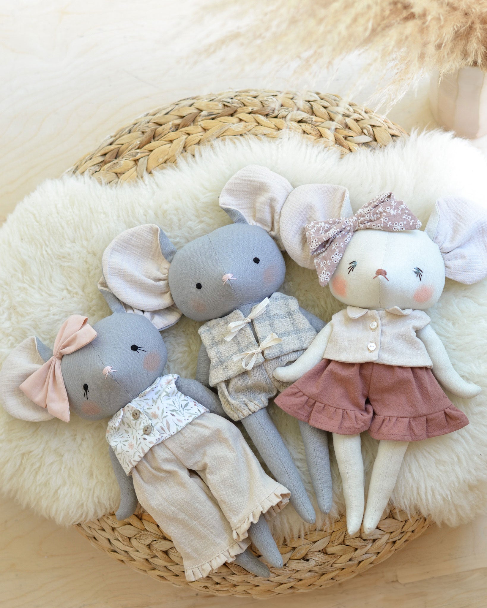Sewing Pattern - mouse doll