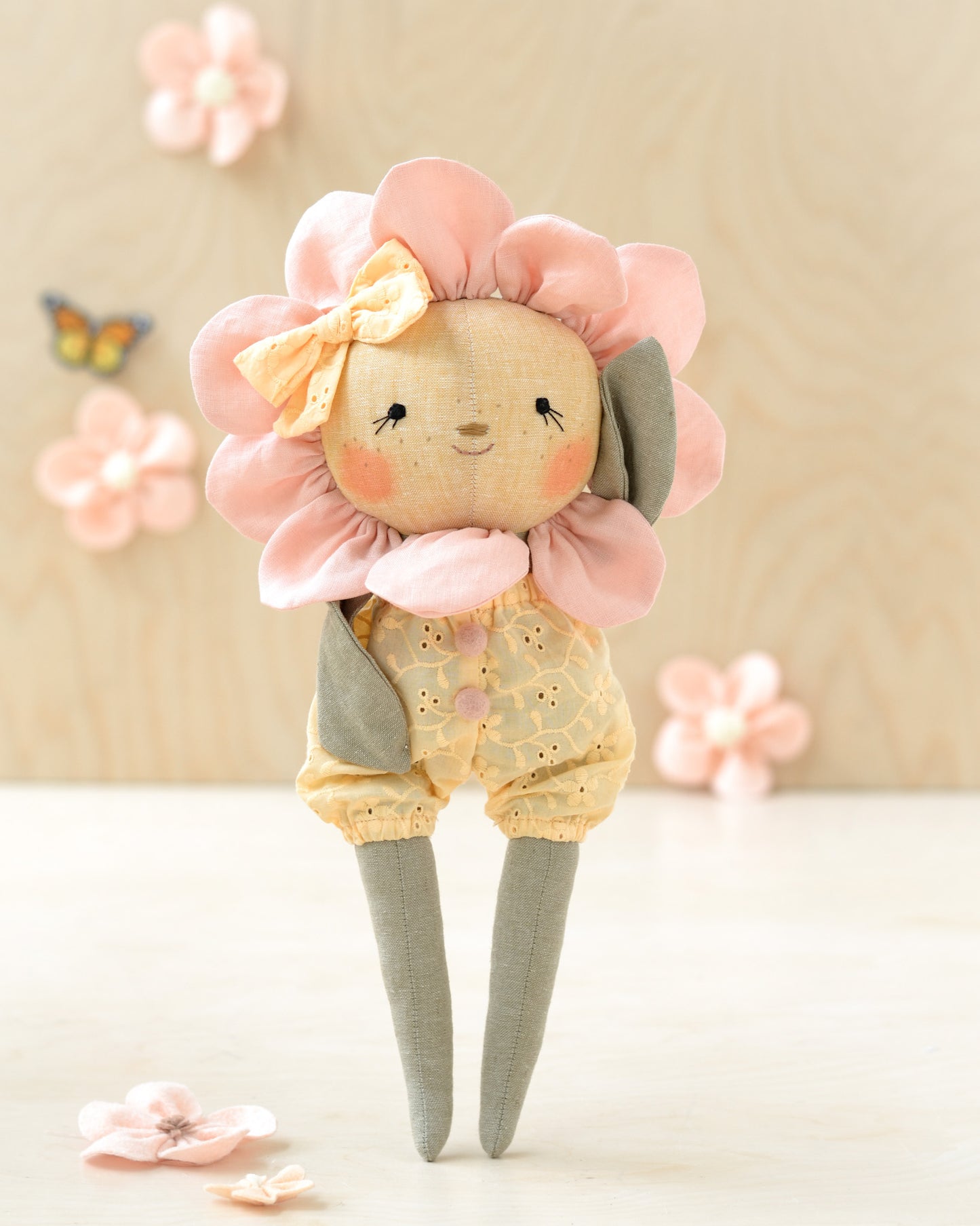 Sewing Pattern - Flower doll