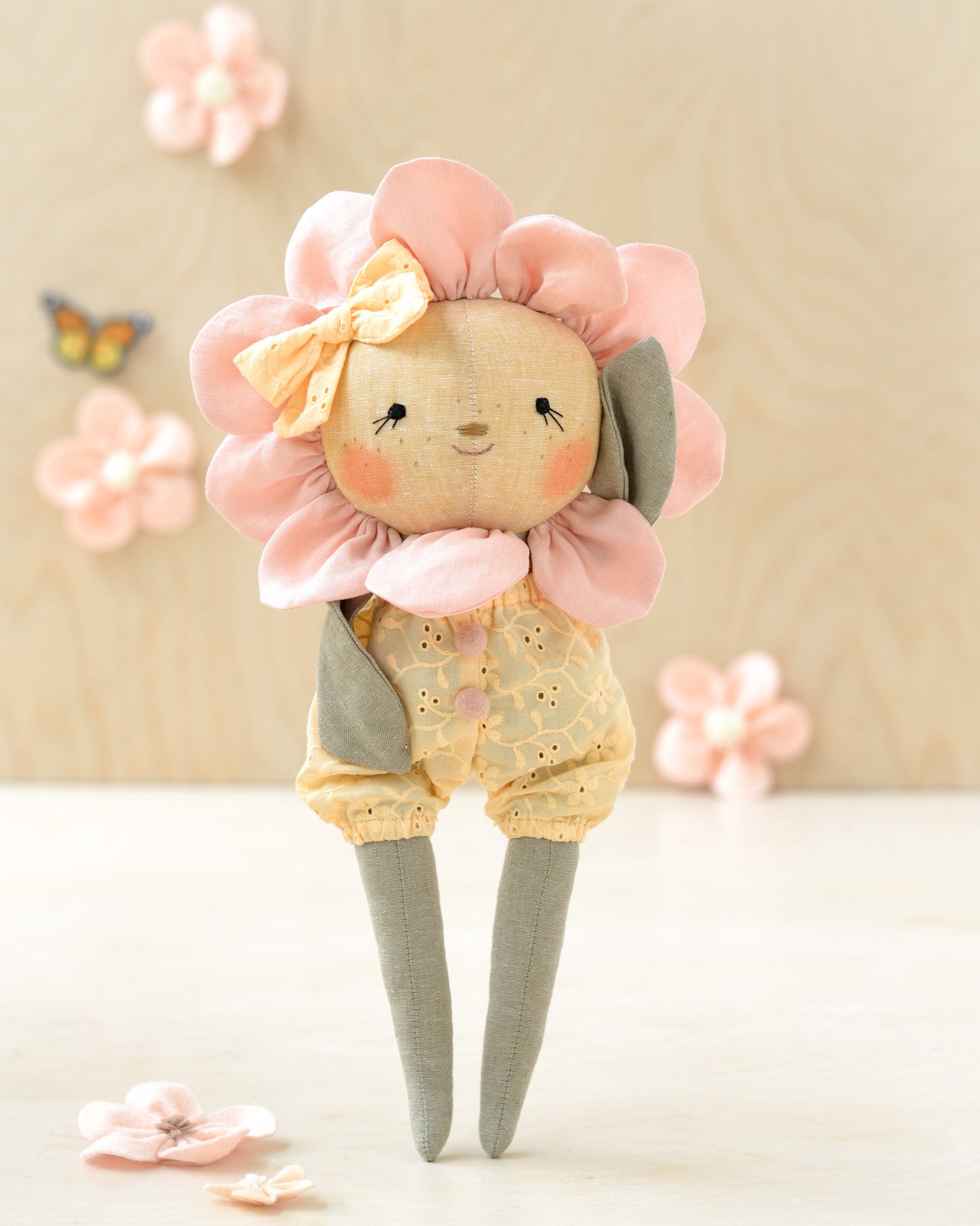 Sewing Pattern - Flower doll