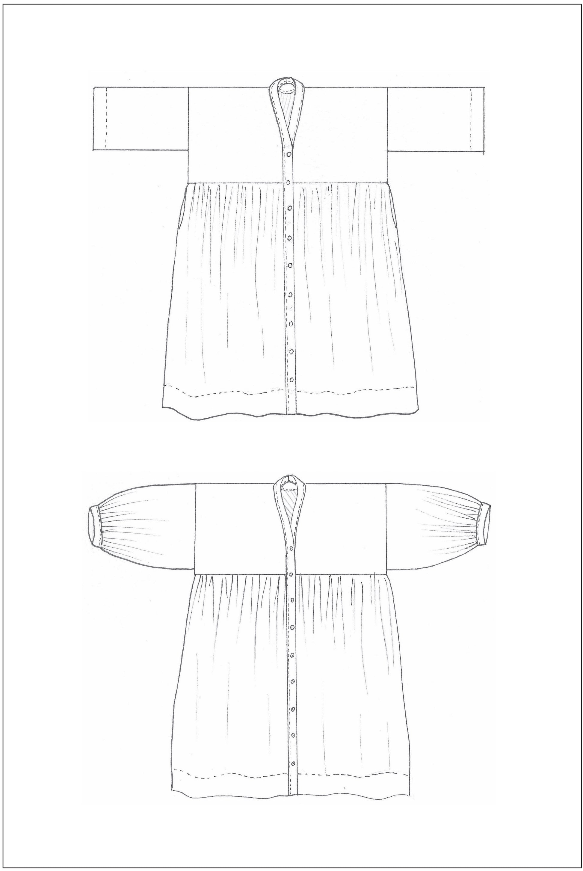ZW Gather Dress - PDF Pattern