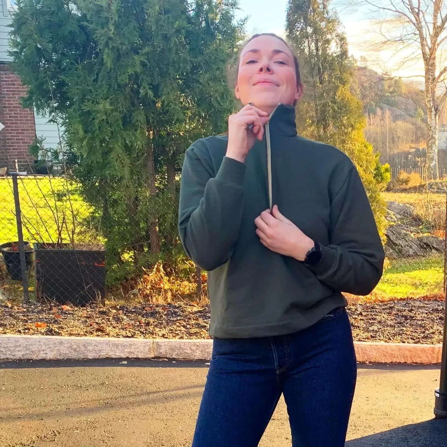 Half zipper sweater Pattern Wardrobe By Me