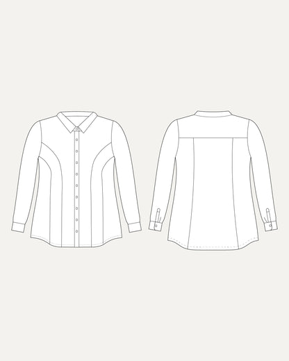 Cashmerette Harrison Shirt PDF pattern
