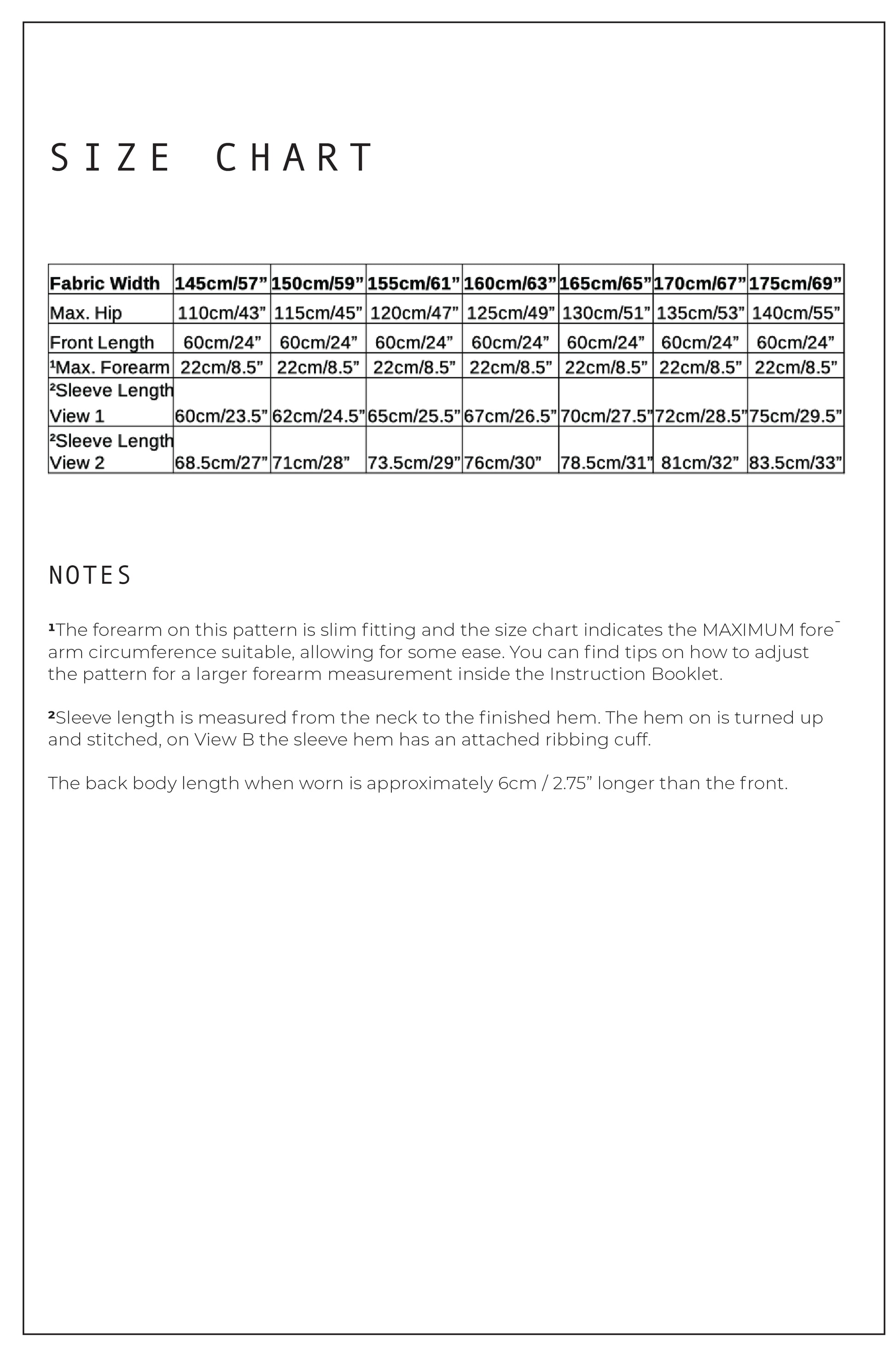 ZW Jumper - PDF Sewing Pattern