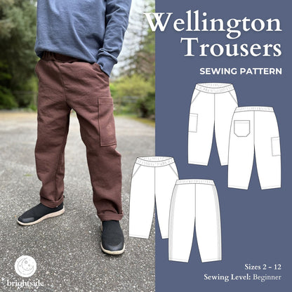 Kids Wellington Trousers Sewing Pattern