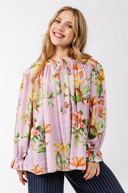 LIIA gathered blouse