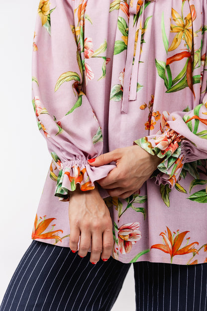LIIA gathered blouse