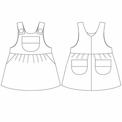 Lil Critters Dress & Pinafore Pattern