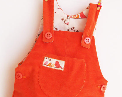 Little Birds Overalls Pattern