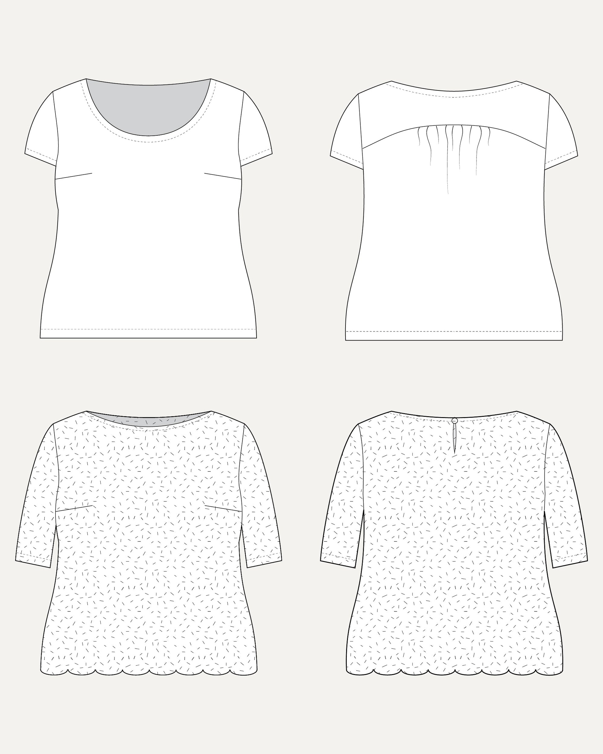 Cashmerette Montrose Top PDF pattern