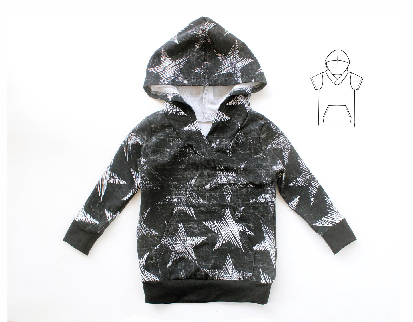 Percy Hooded Tee and Sweatshirt