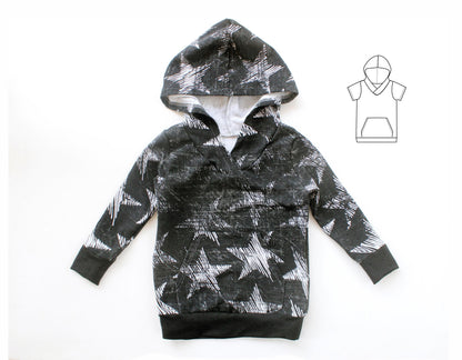 Percy Hooded Tee and Sweatshirt