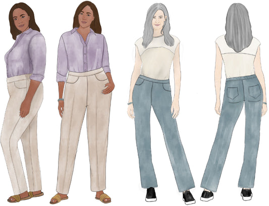 Style Falcon Secret Jeans Trousers Digital Sewing Pattern