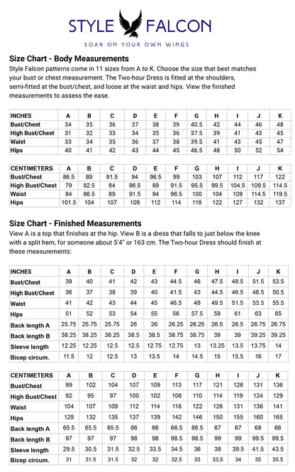 Style Falcon Two-hour Dress Digital Sewing Pattern