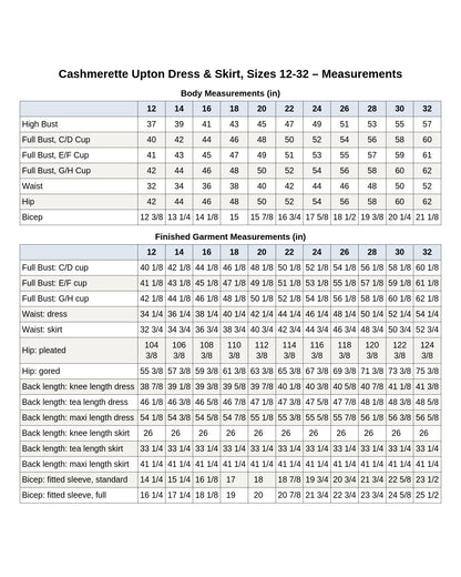 Cashmerette Upton Dress & Skirt Plus Mix & Match Expansion Pack PDF pattern