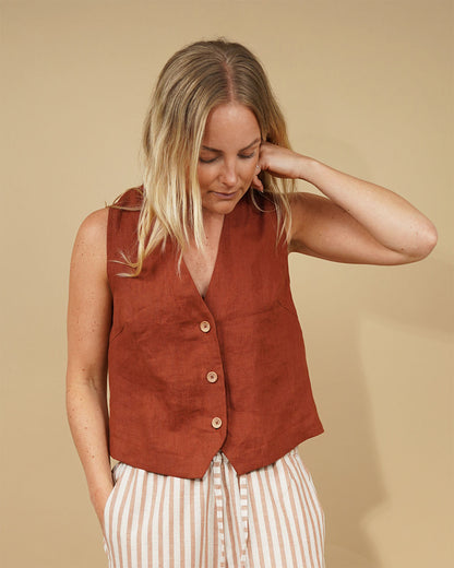 Waistcoat top sewing pattern