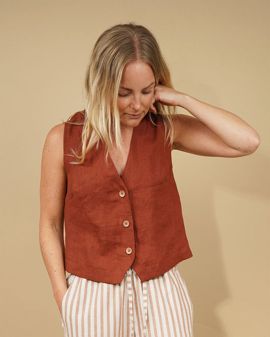 Waistcoat top sewing pattern
