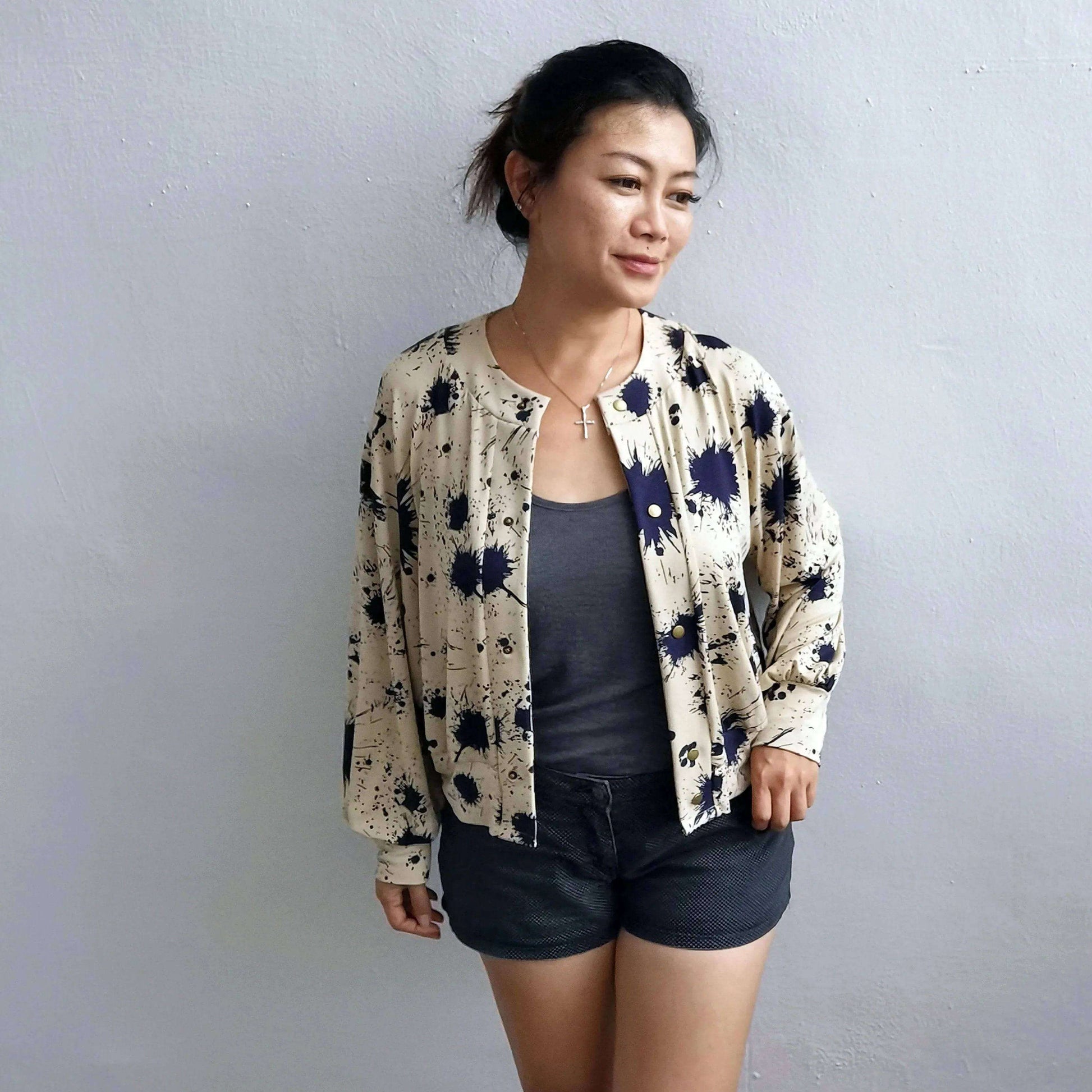 Balloon Cardigan sewing pattern Wardrobe By Me