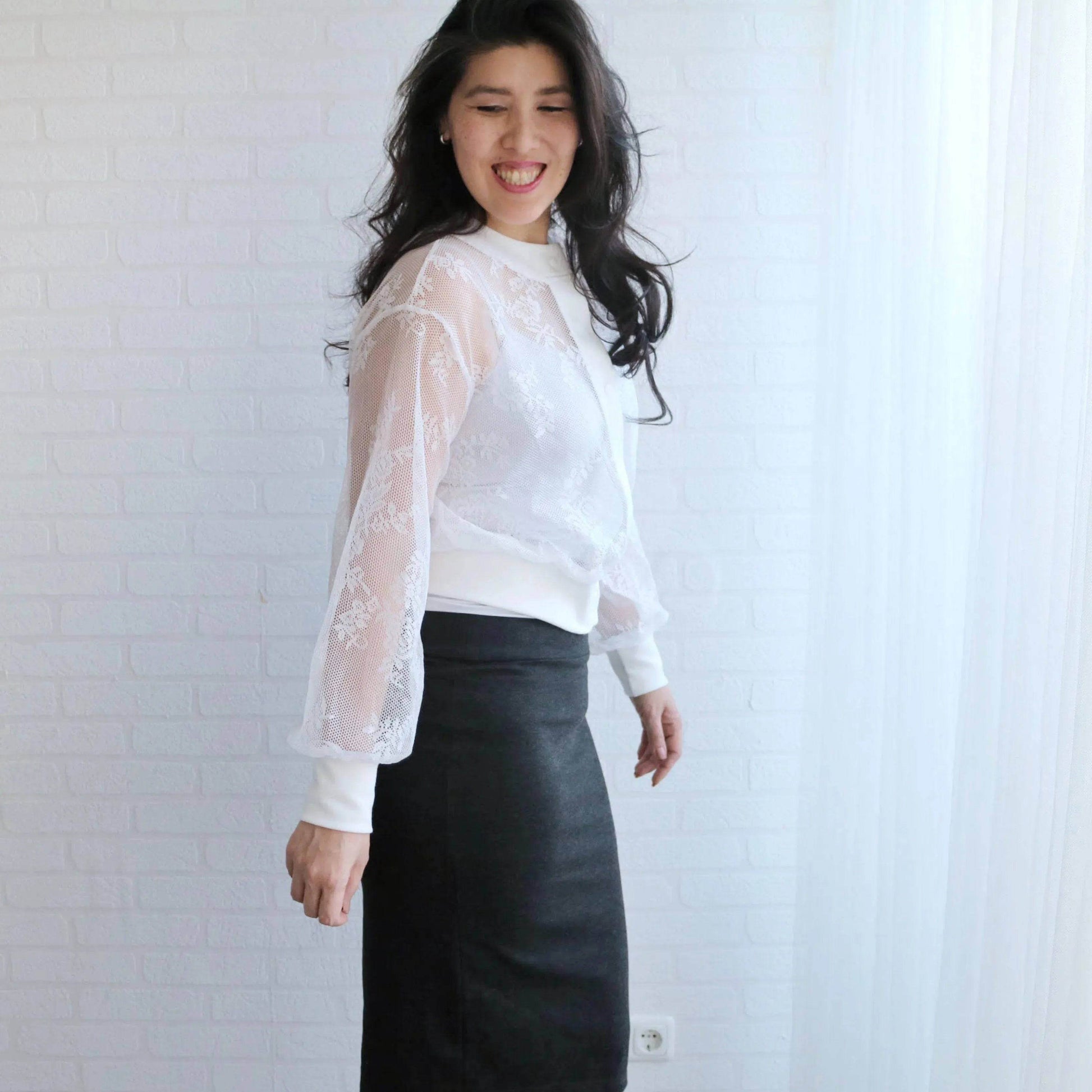 Balloon Cardigan sewing pattern Wardrobe By Me