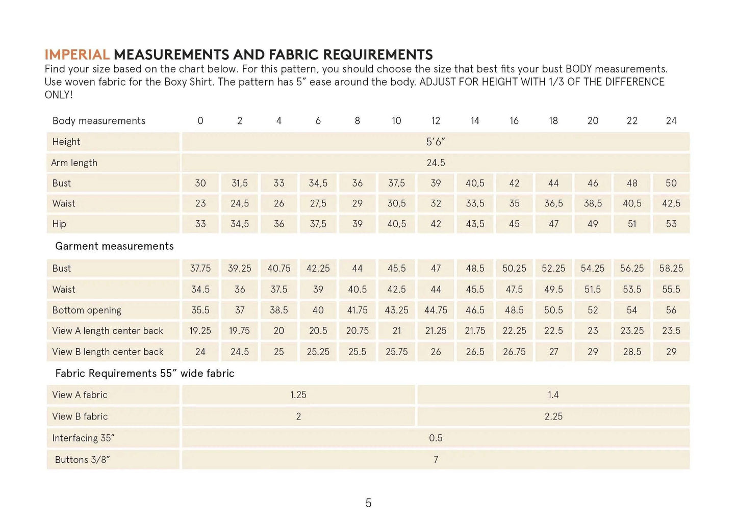 Boxy Shirt sewing pattern Wardrobe By Me