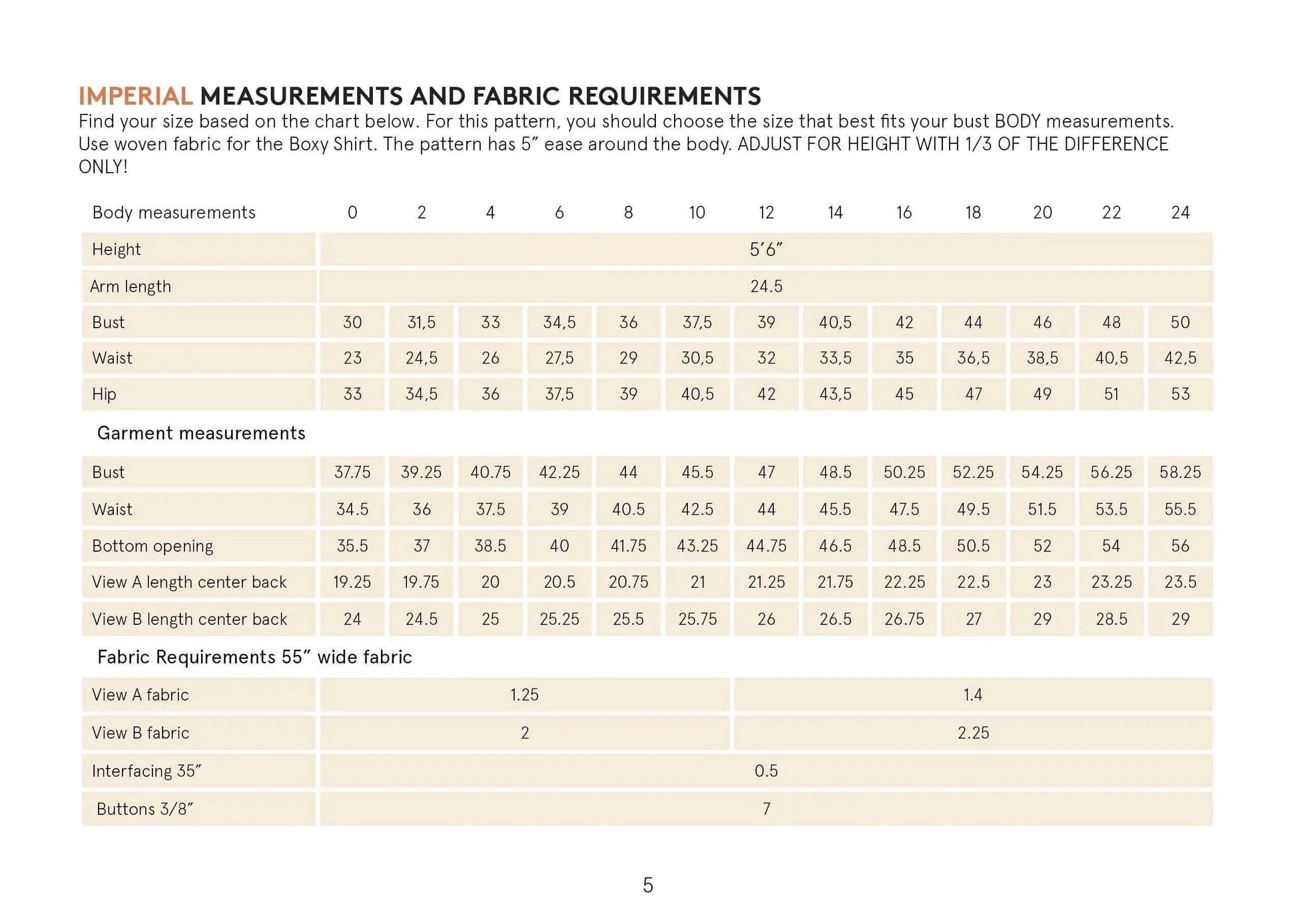 Boxy Shirt sewing pattern Wardrobe By Me