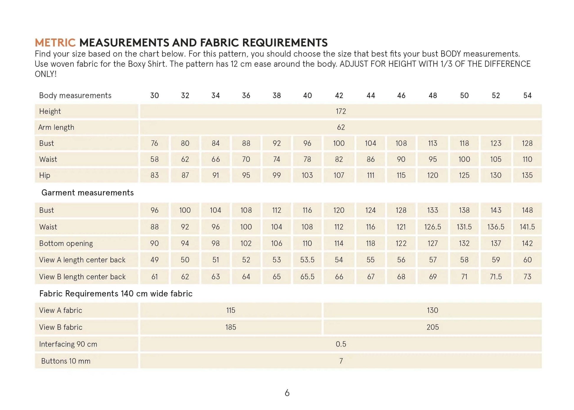 Boxy Shirt sewing pattern Wardrobe By Me