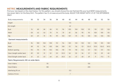 Boxy Shirt sewing pattern Wardrobe By Me