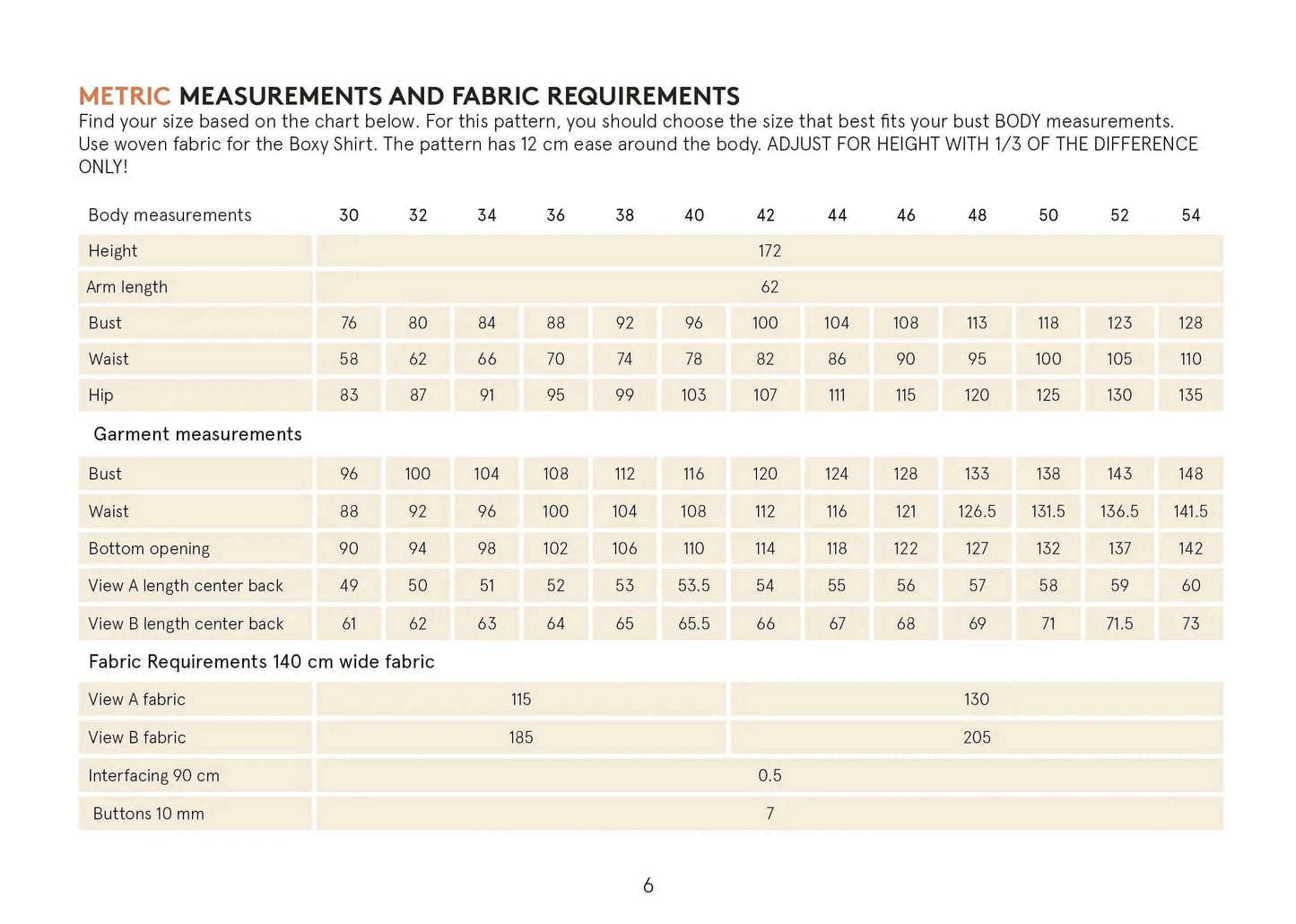 Boxy Shirt sewing pattern Wardrobe By Me