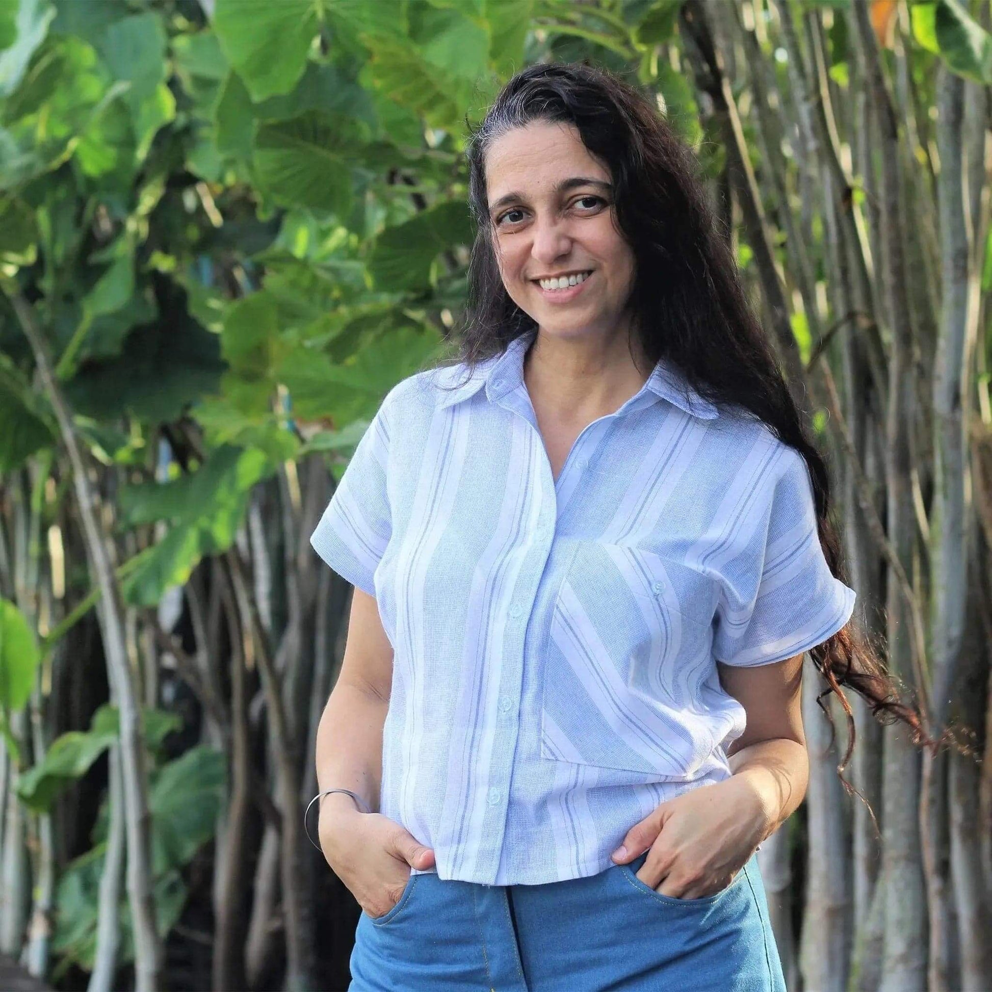 Boxy Shirt sewing pattern Wardrobe By Me