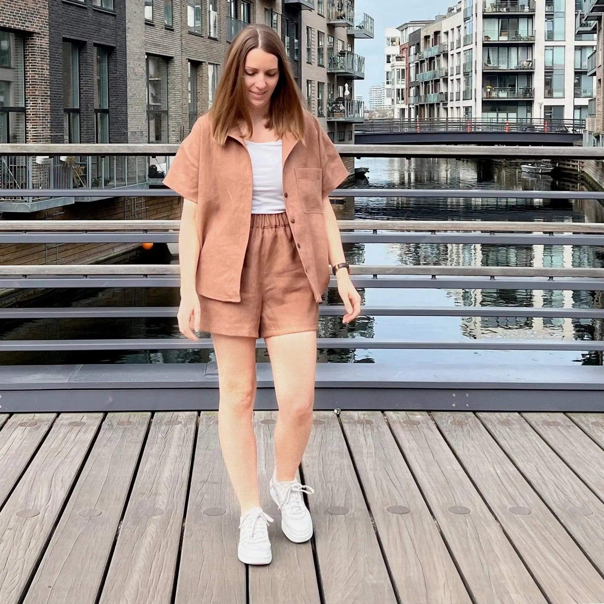 Camp Shirt and Shorts Sewing pattern Wardrobe By Me