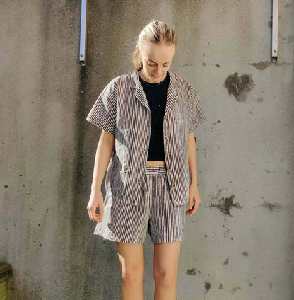 Camp Shirt and Shorts Sewing pattern Wardrobe By Me