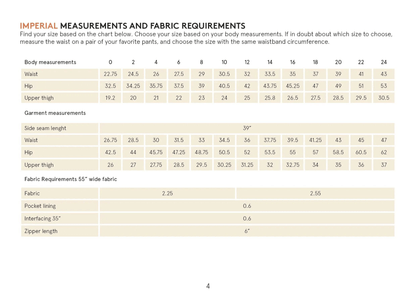 Cocoon Pants sewing pattern Wardrobe By Me