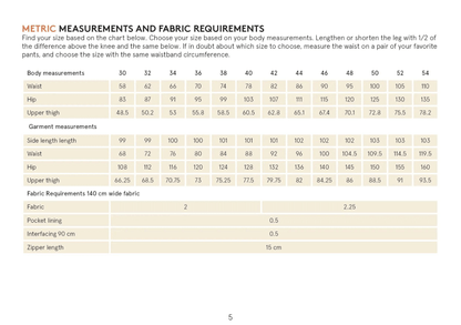 Cocoon Pants sewing pattern Wardrobe By Me