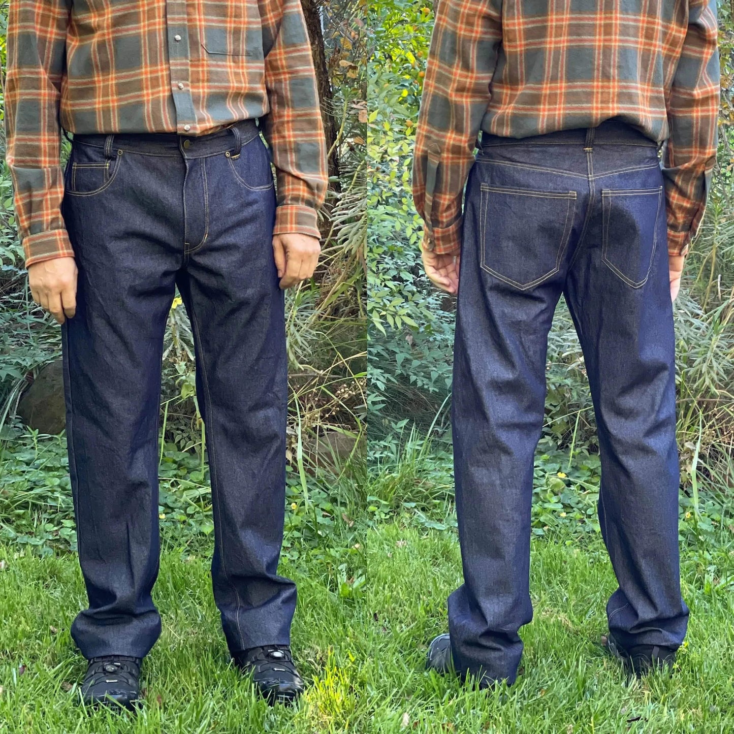 Jeans Sewing Pattern-Men's sizes 26-42 Wardrobe By Me