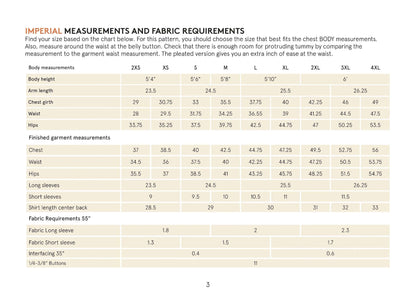 Jensen Shirt sewing pattern Wardrobe By Me