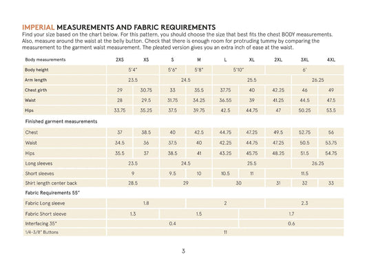 Jensen Shirt sewing pattern Wardrobe By Me