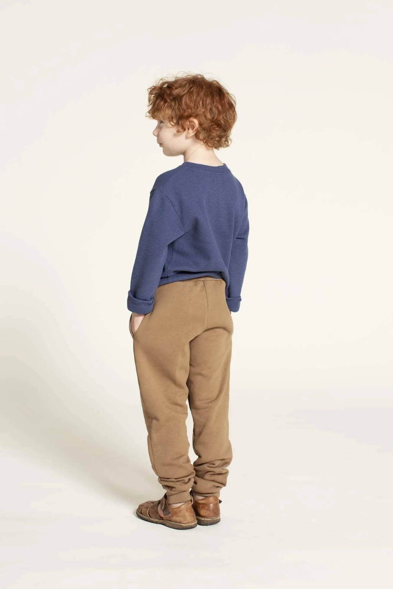 Kids sweatpants sewing pattern Wardrobe By Me
