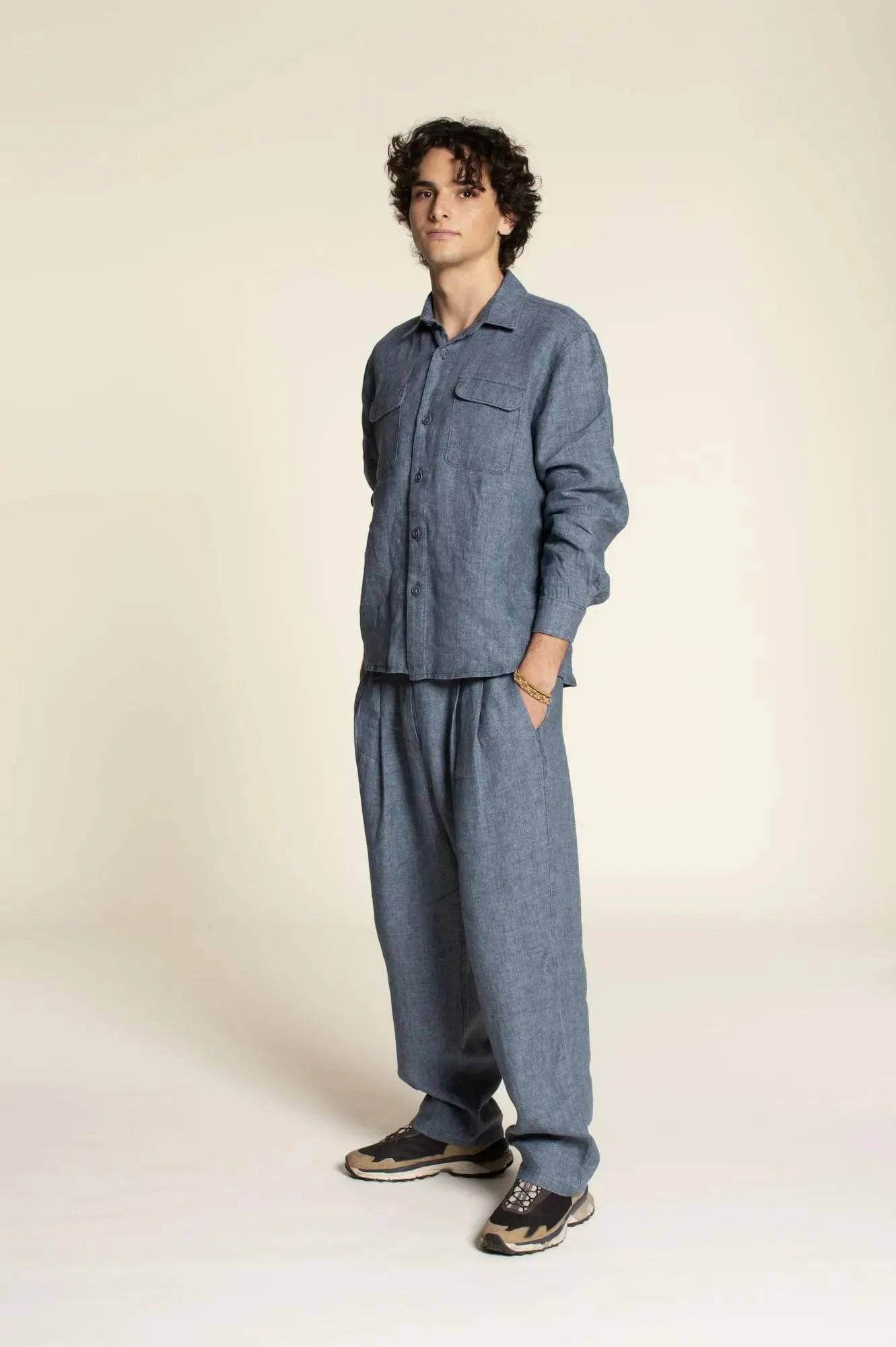 Men's Pleated pants sewing pattern Wardrobe By Me