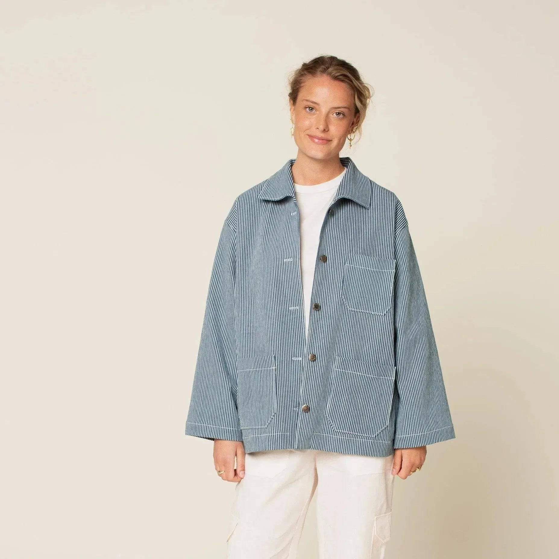 Painter Jacket Sewing Pattern -Unisex Wardrobe By Me