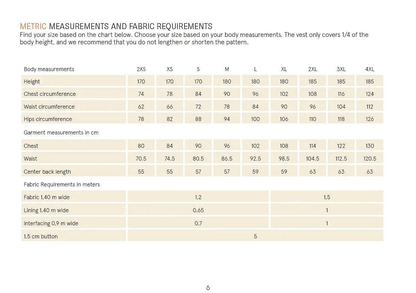 Pike Vest Sewing Pattern Wardrobe By Me