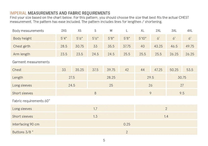 Polo shirt Sewing Pattern Wardrobe By Me