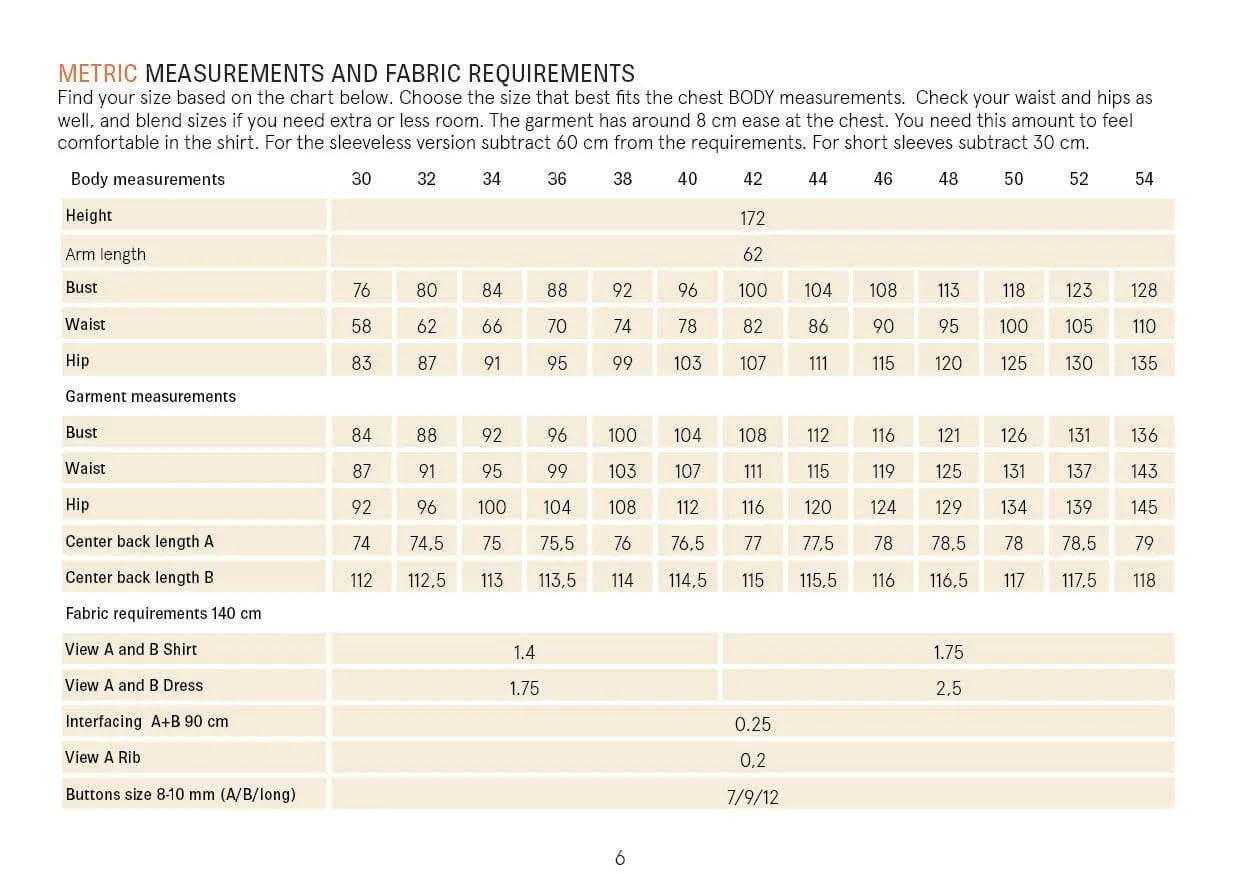 Savannah Shirt Sewing Pattern Wardrobe By Me