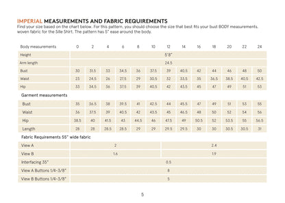 Sille Shirt Sewing Pattern Wardrobe By Me