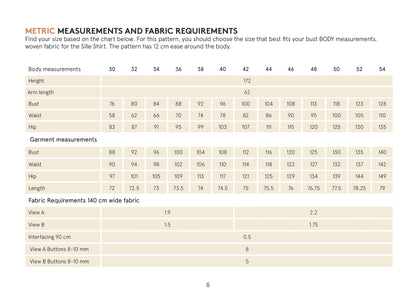 Sille Shirt Sewing Pattern Wardrobe By Me
