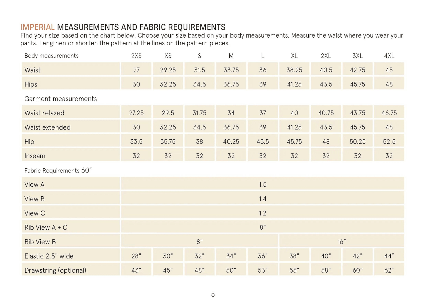 Sweatpants sewing pattern Wardrobe By Me